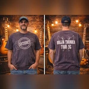 ✌️Vintage 96 Single stitch Molly Hatchet band tee size XL